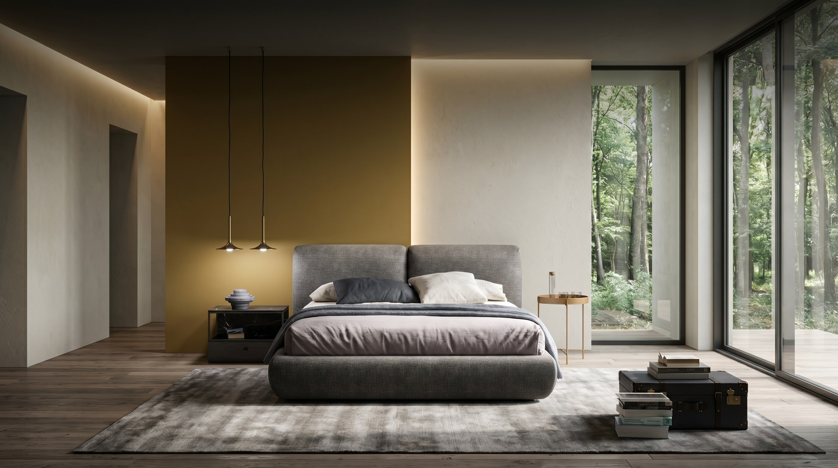 Ideen Wand hinterm Bett gestalten: 6 Regeln für mehr Tiefe