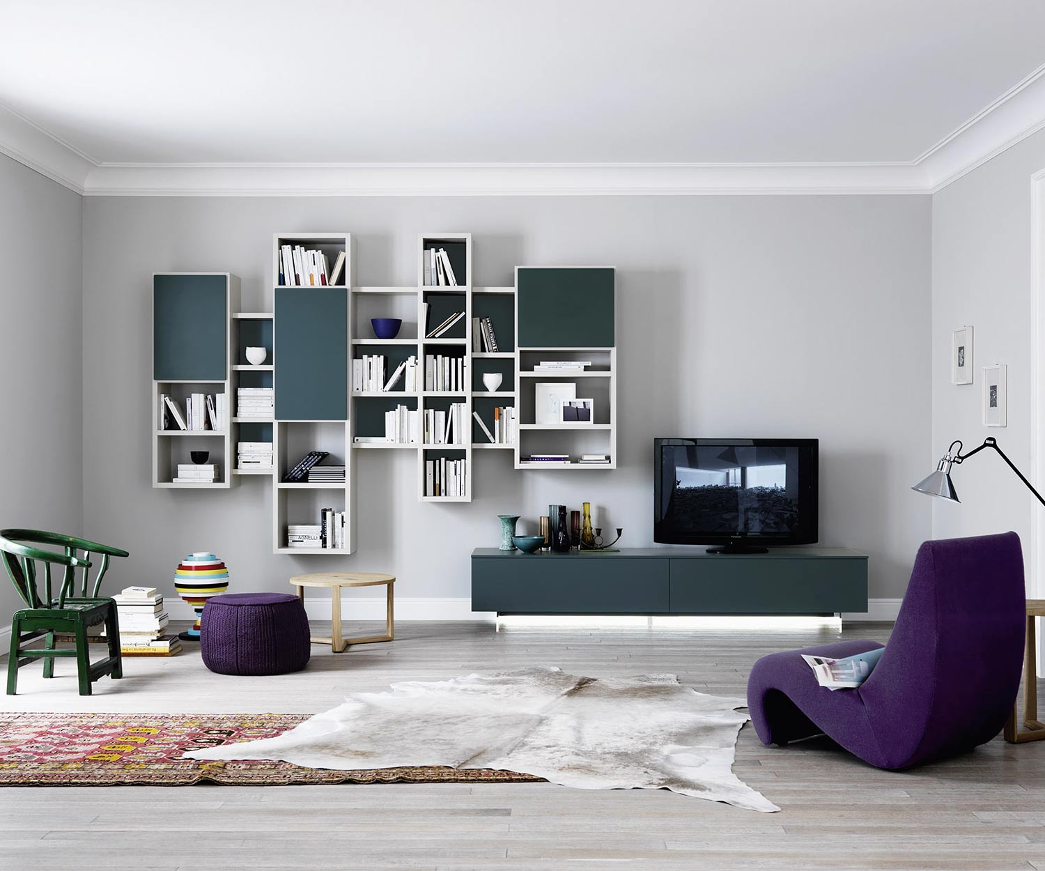 Livitalia TV Sockel transparent