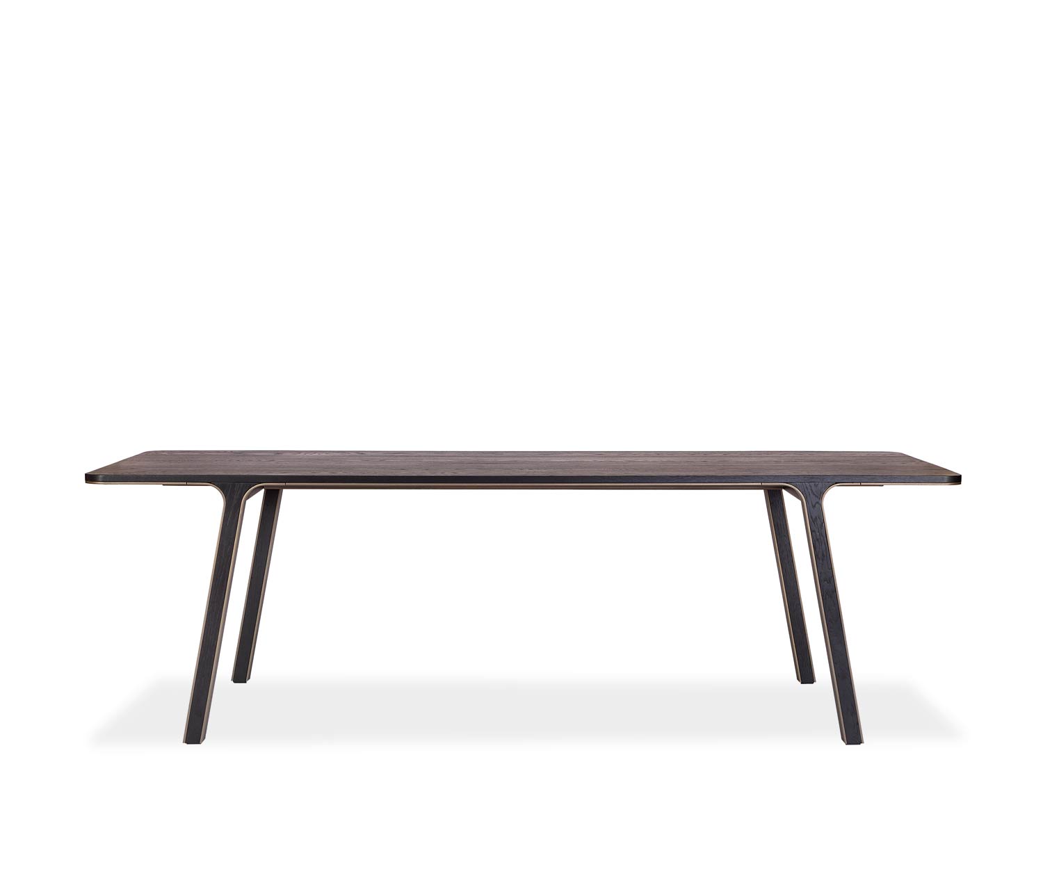 al2 mobius 001 Design Esstisch mit rechteckiger Tischplatte