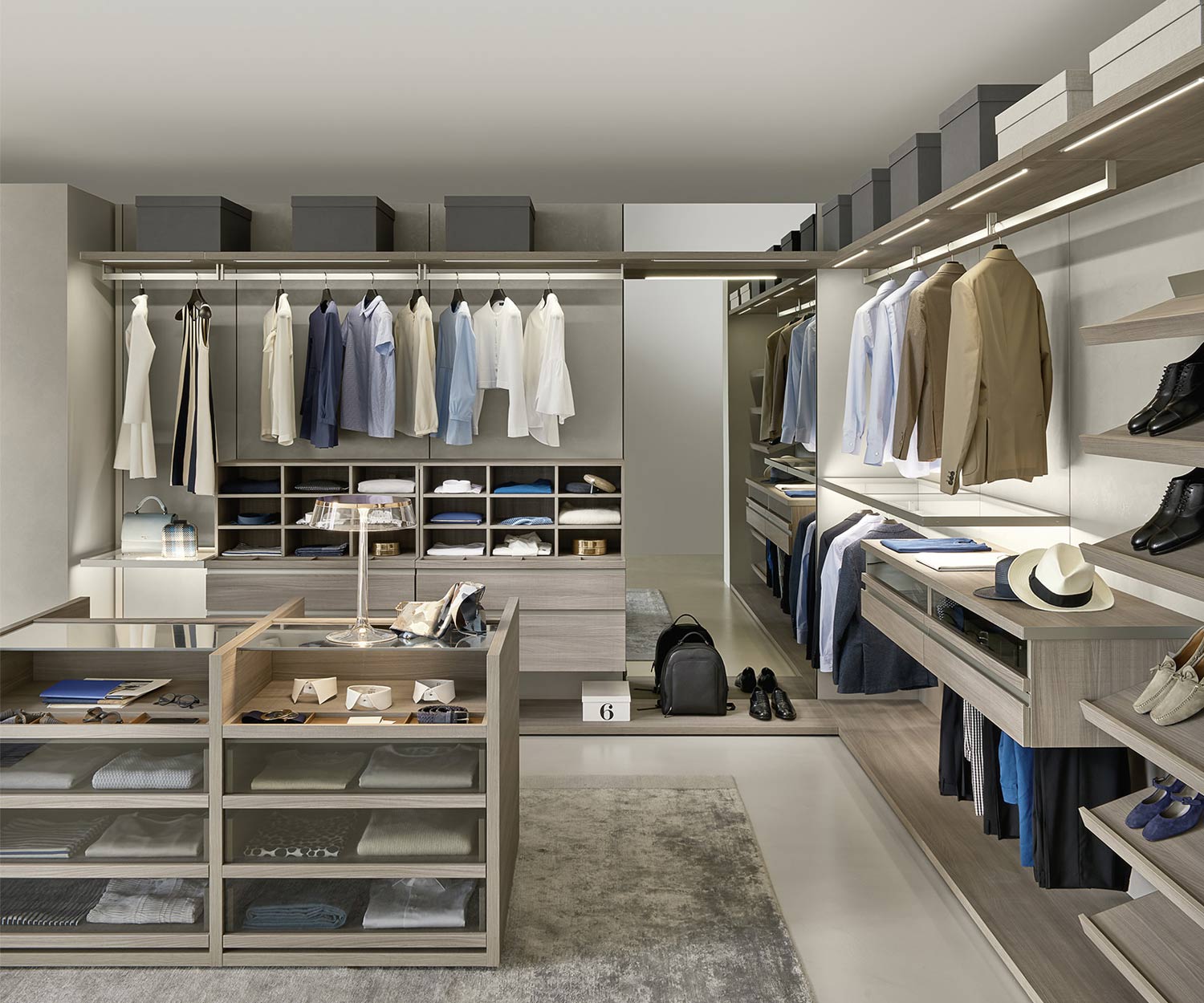 Begehbarer Design Kleiderschrank Livitalia Panorama