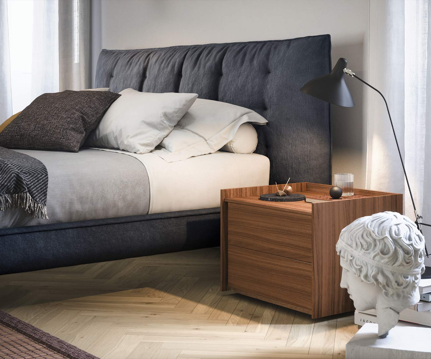 Novamobili Bett Tufte