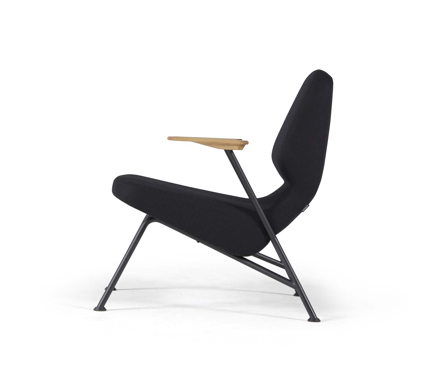 Prostoria Sessel Oblique Metallgestell in Schwarz