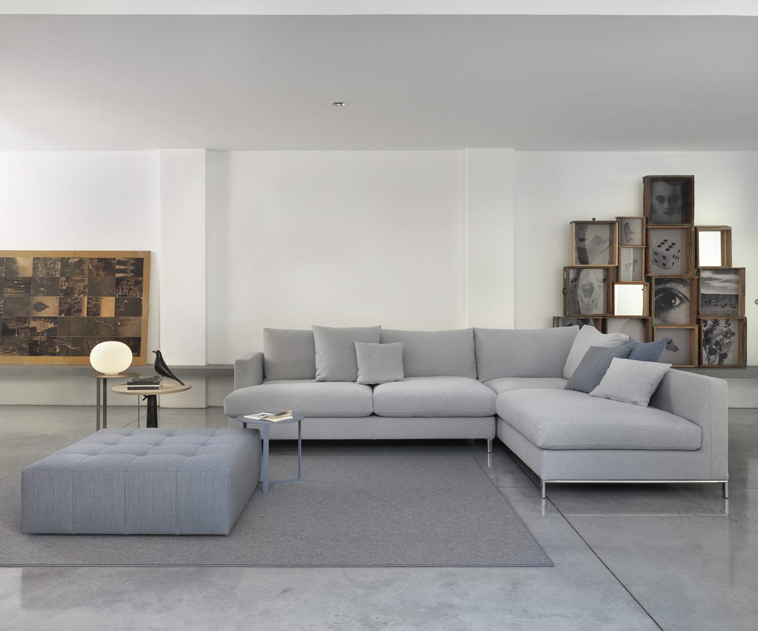 Exklusives Marelli Design Sofa Loft auf Chromfüßen