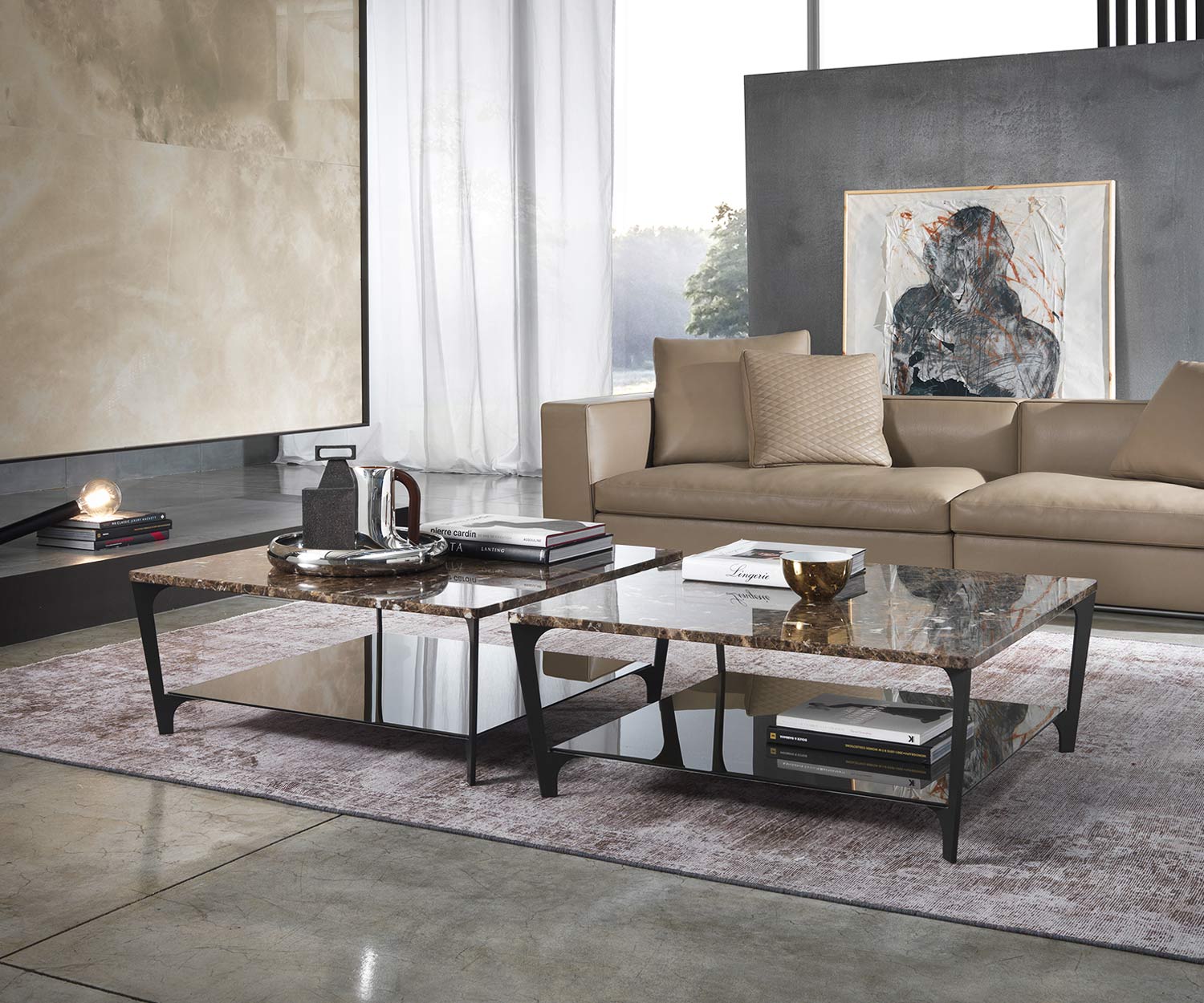 Hochwertiger Marelli Designer Couchtisch Tab