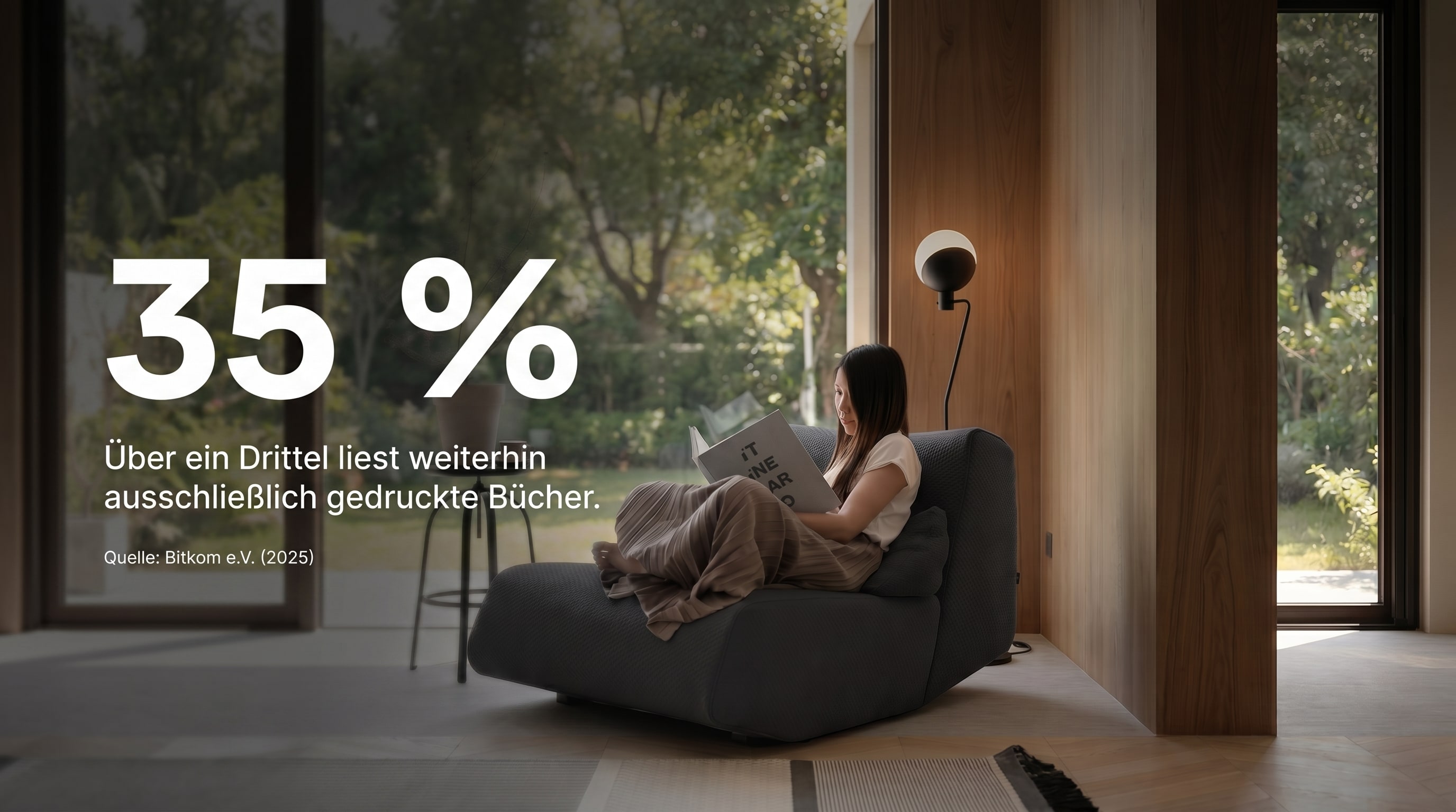 35 % – Over a third still reads exclusively printed books.