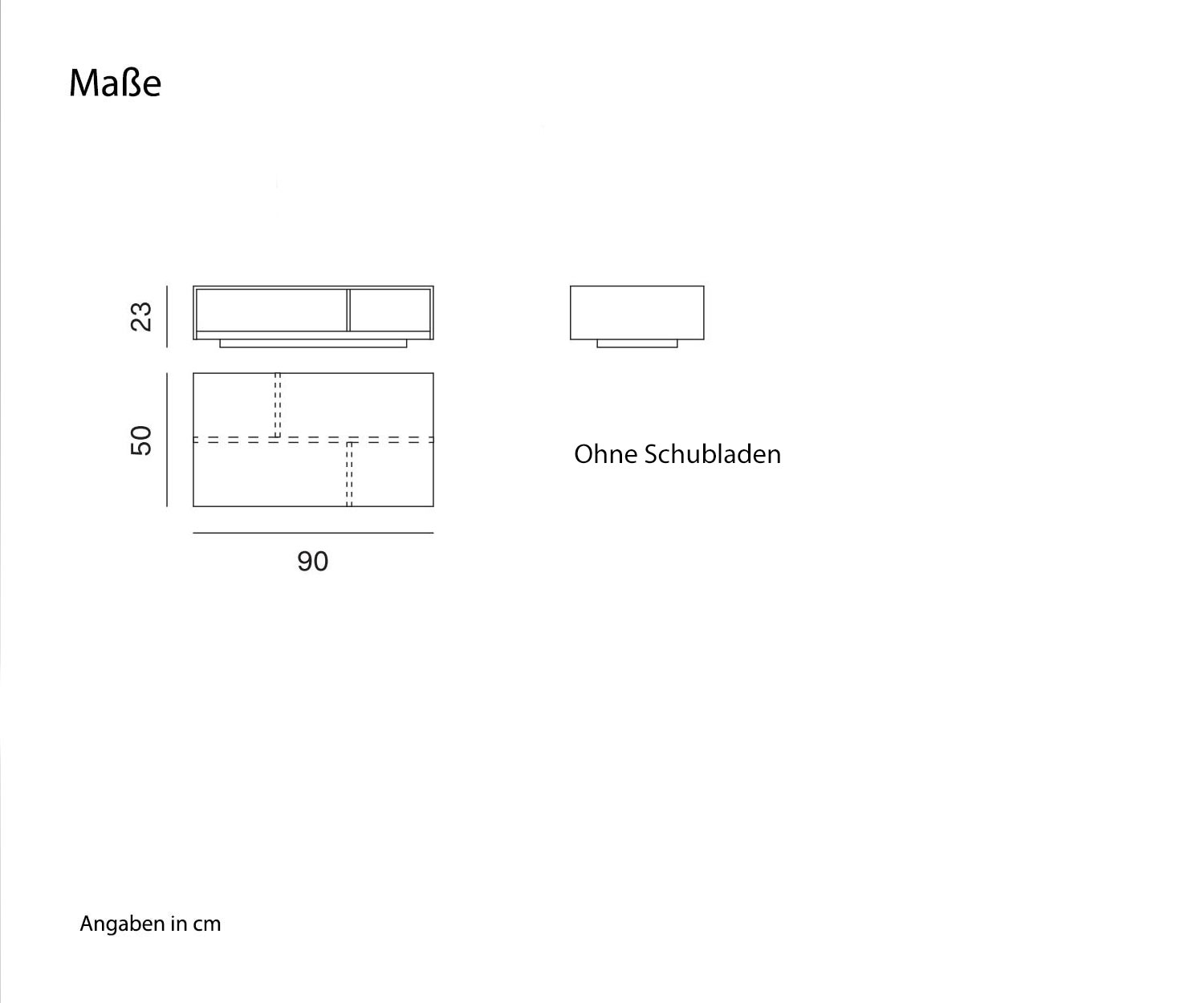 Novamobili Design Couchtisch Seven Skizze kleine Variante
