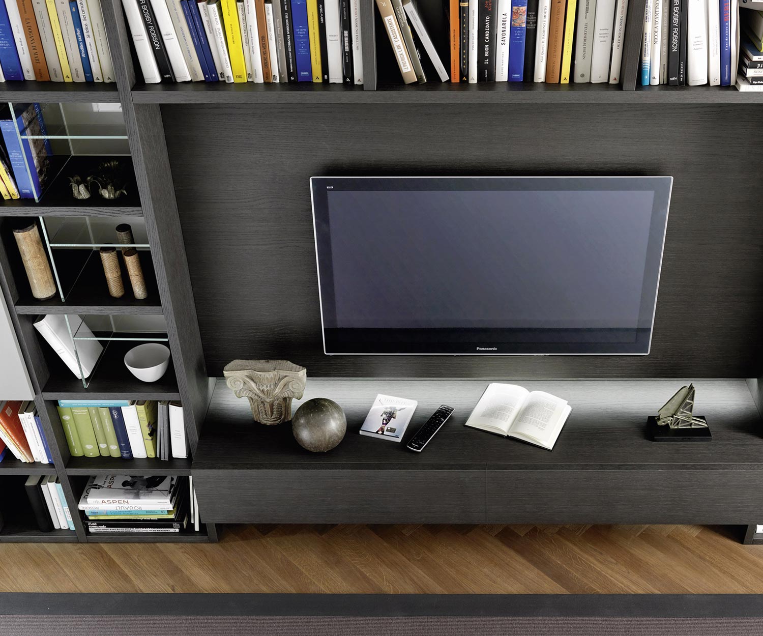 Exklusives Design Wohnzimmerregal Bücherregal C54 in Holzoptik