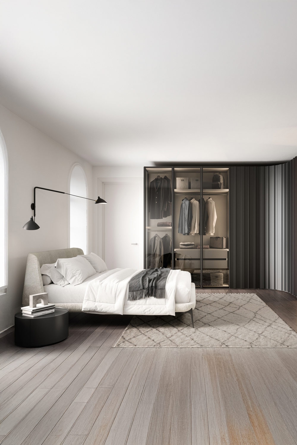 modernes-schlafzimmer-in-weiss-und-schwarz-fuer-attraktive-hell-dunkel-kontraste