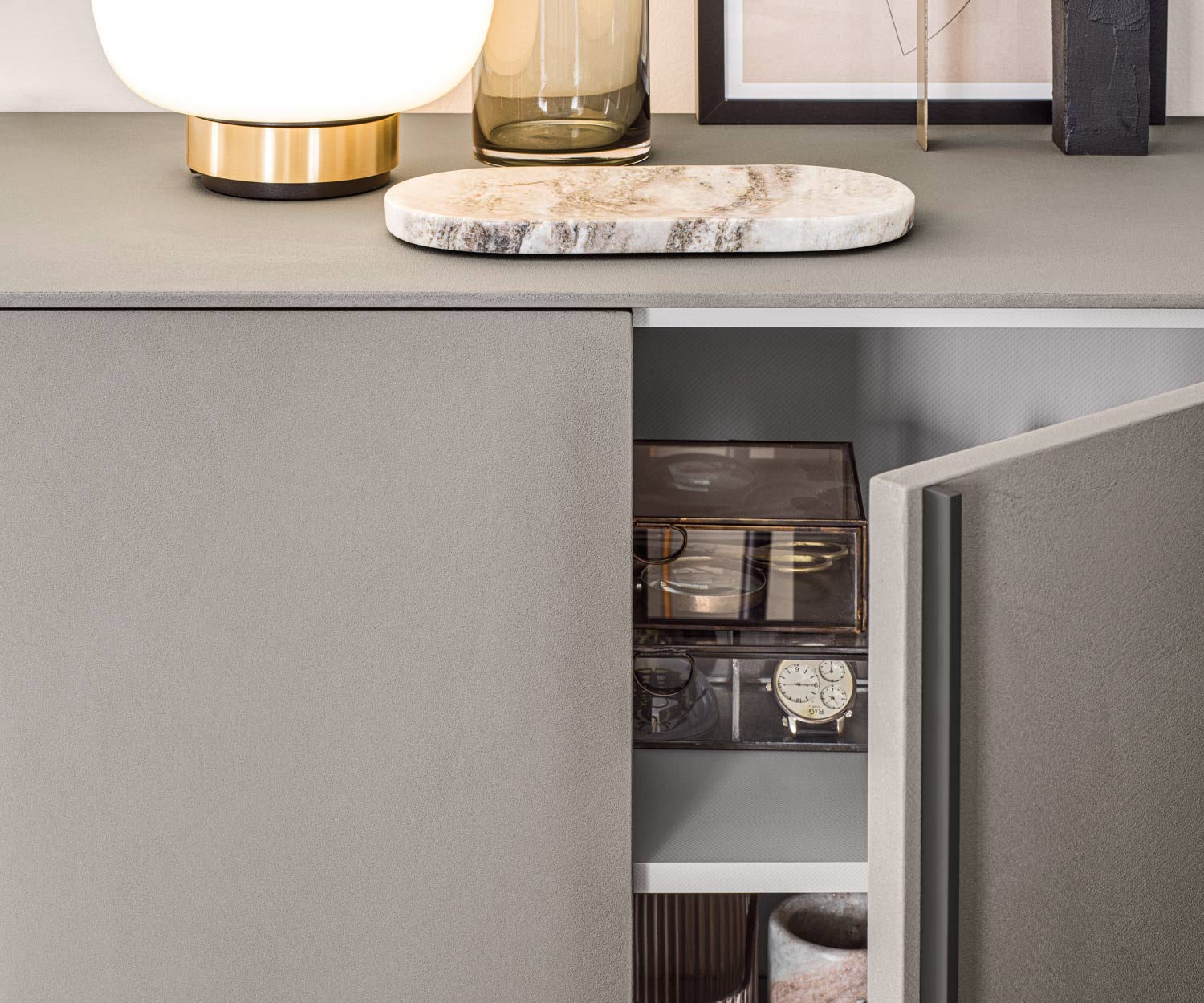 Exklusives Novamobili Design Highboard Cleo Exklusives Novamobili Design Highboard Cleo