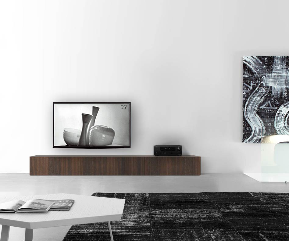 Livitalia Holz Design Lowboard Konfigurator Boden 270 cm 32 cm 56 cm Eiche braun Livitalia Holz Design Lowboard Konfigurator Boden 270 cm 32 cm 56 cm Eiche braun
