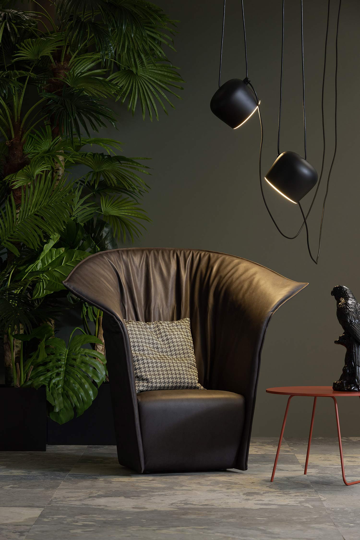 Living Room Design Philodendron