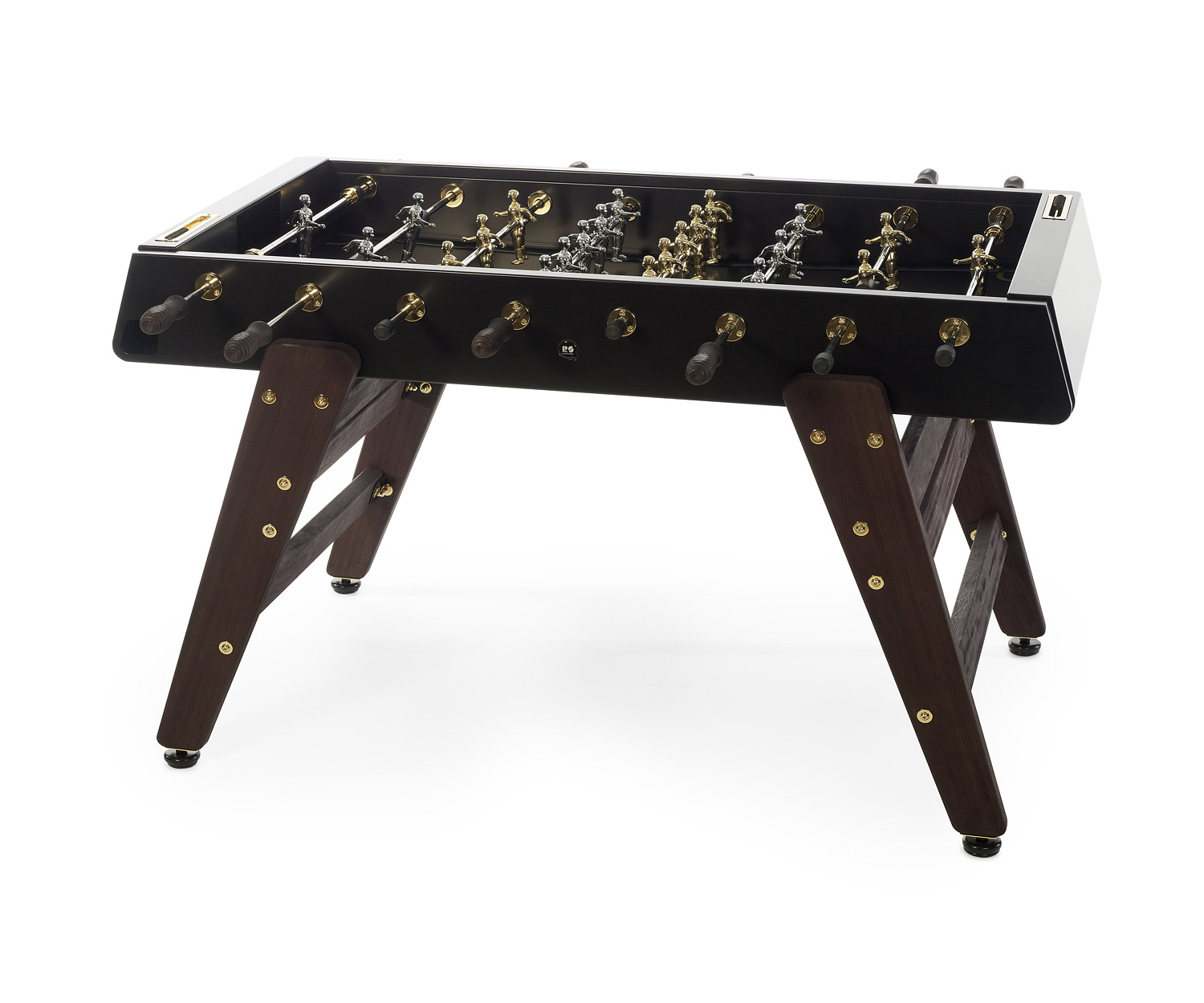 Moderner RS Barcelona RS#3 Wood Gold Kicker Komplettansicht