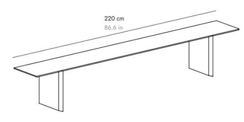 B 220 cm
