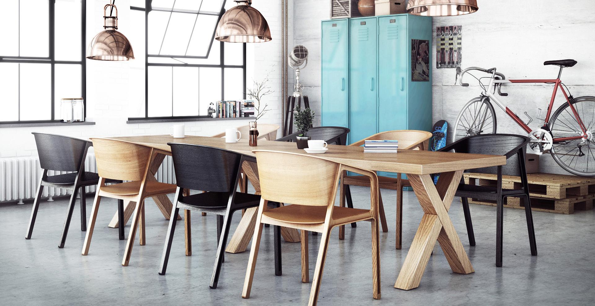 Beams Wooden Chair by EAJY 
