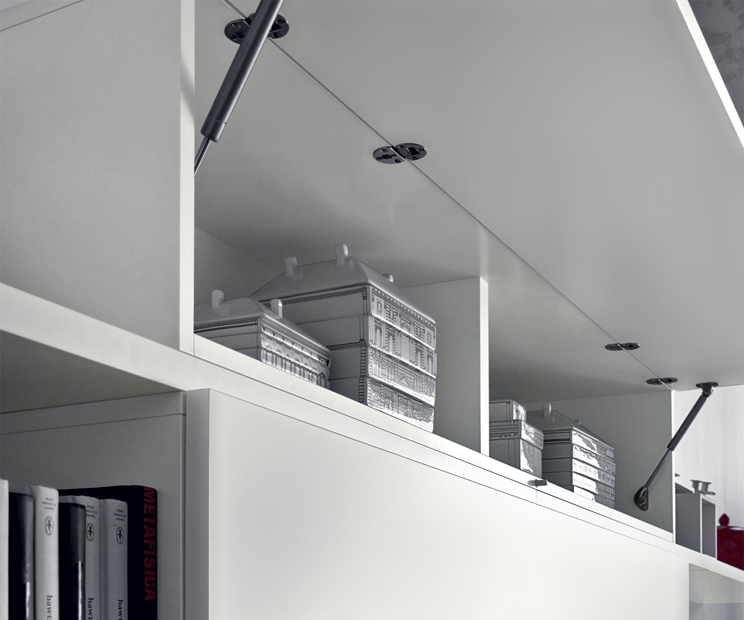 Hochwertige Design Wohnzimmer Hängeschränke Hochglanz in Weiß Hochwertige Design Wohnzimmer Hängeschränke Hochglanz in Weiß