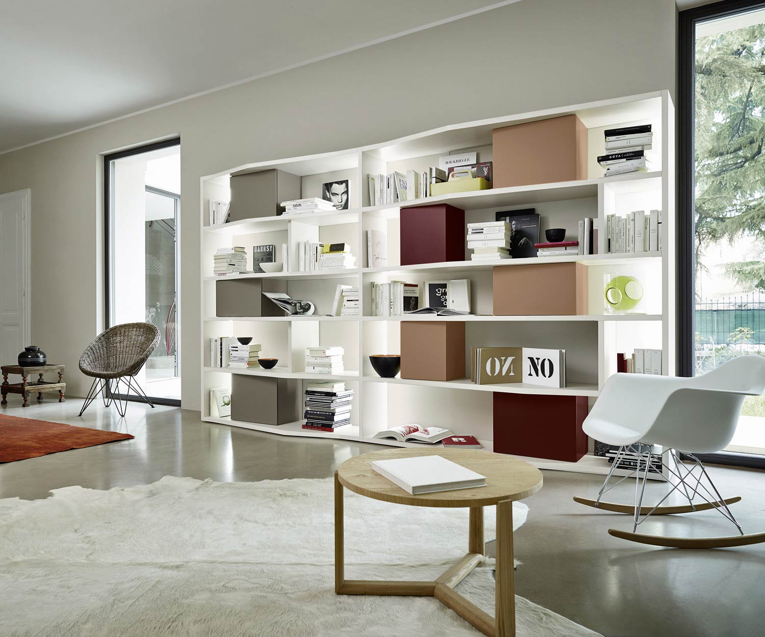 Livitalia Bücherregal C86