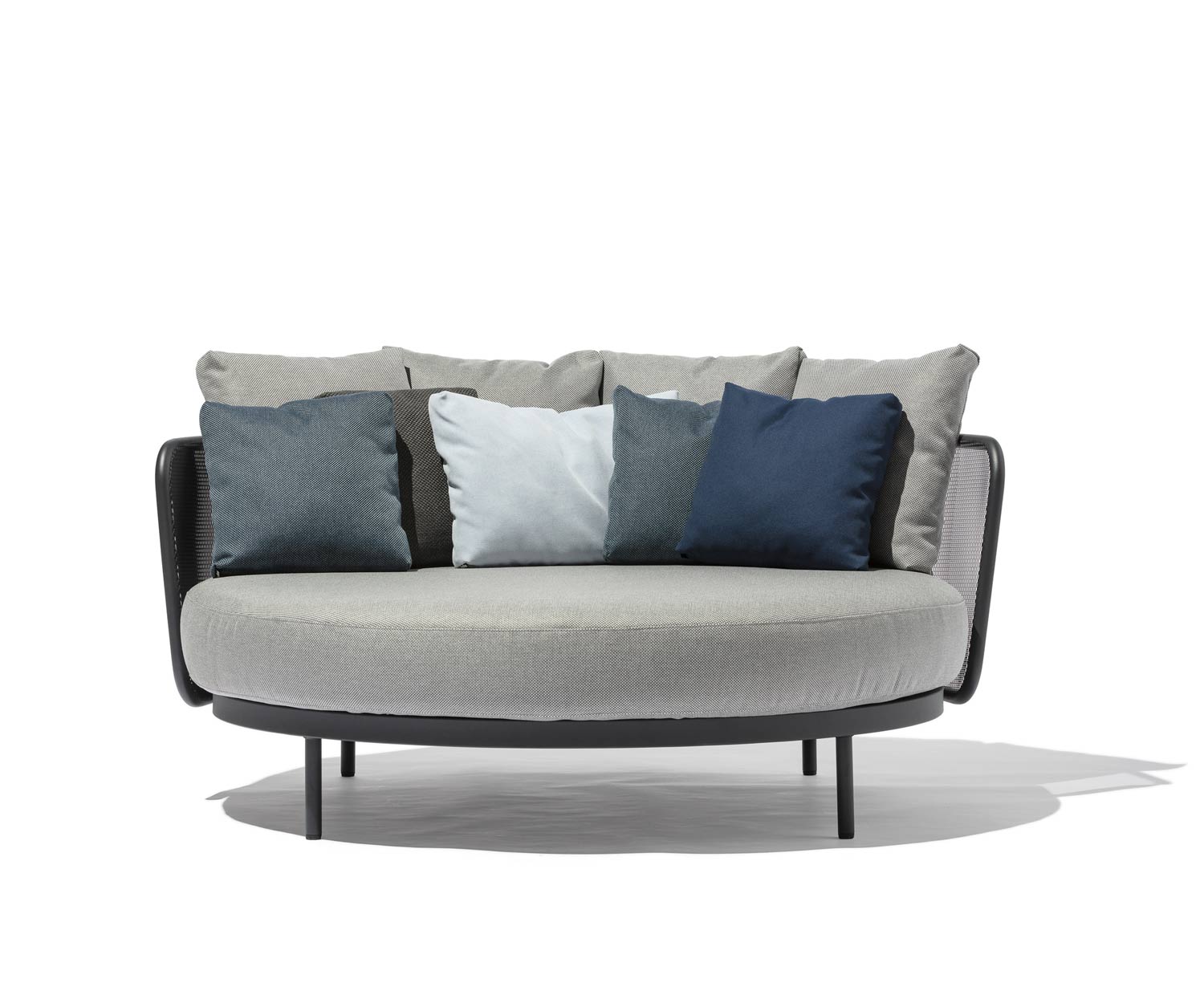 Todus Baza Design Lounge Daybed Round mit Kissenset