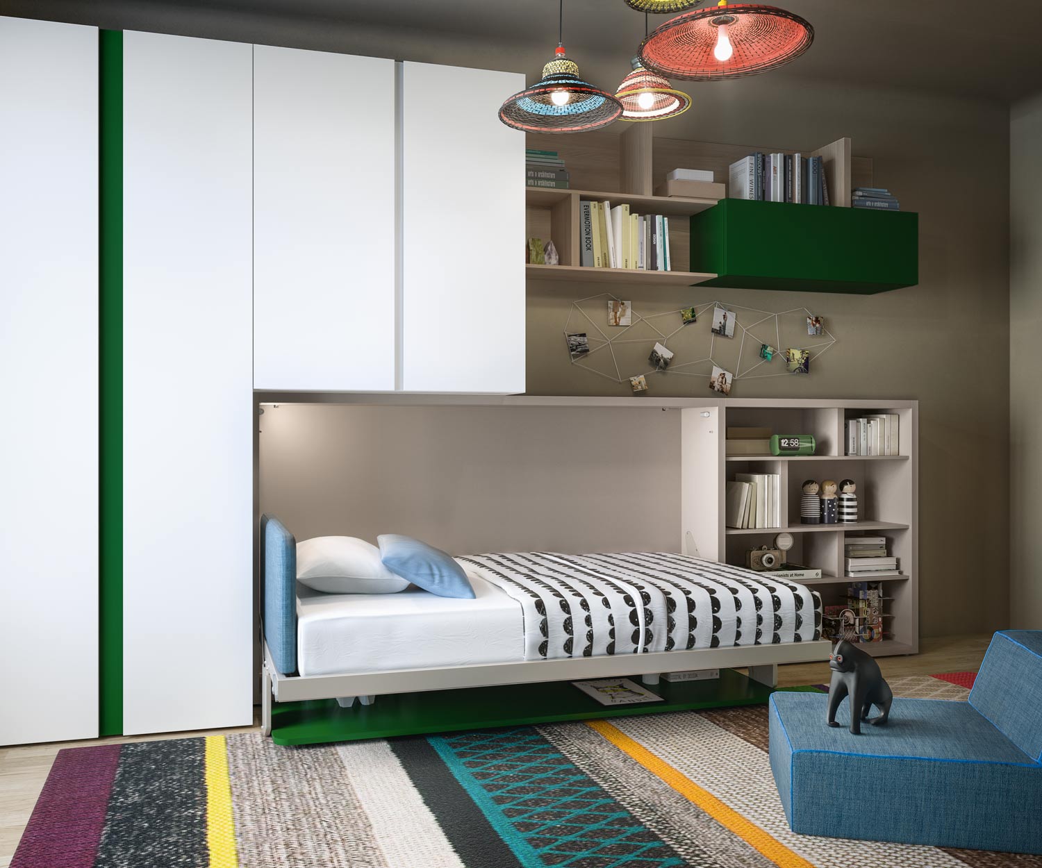 Clei Kali 90/120 Design Board mit Einzelbett
