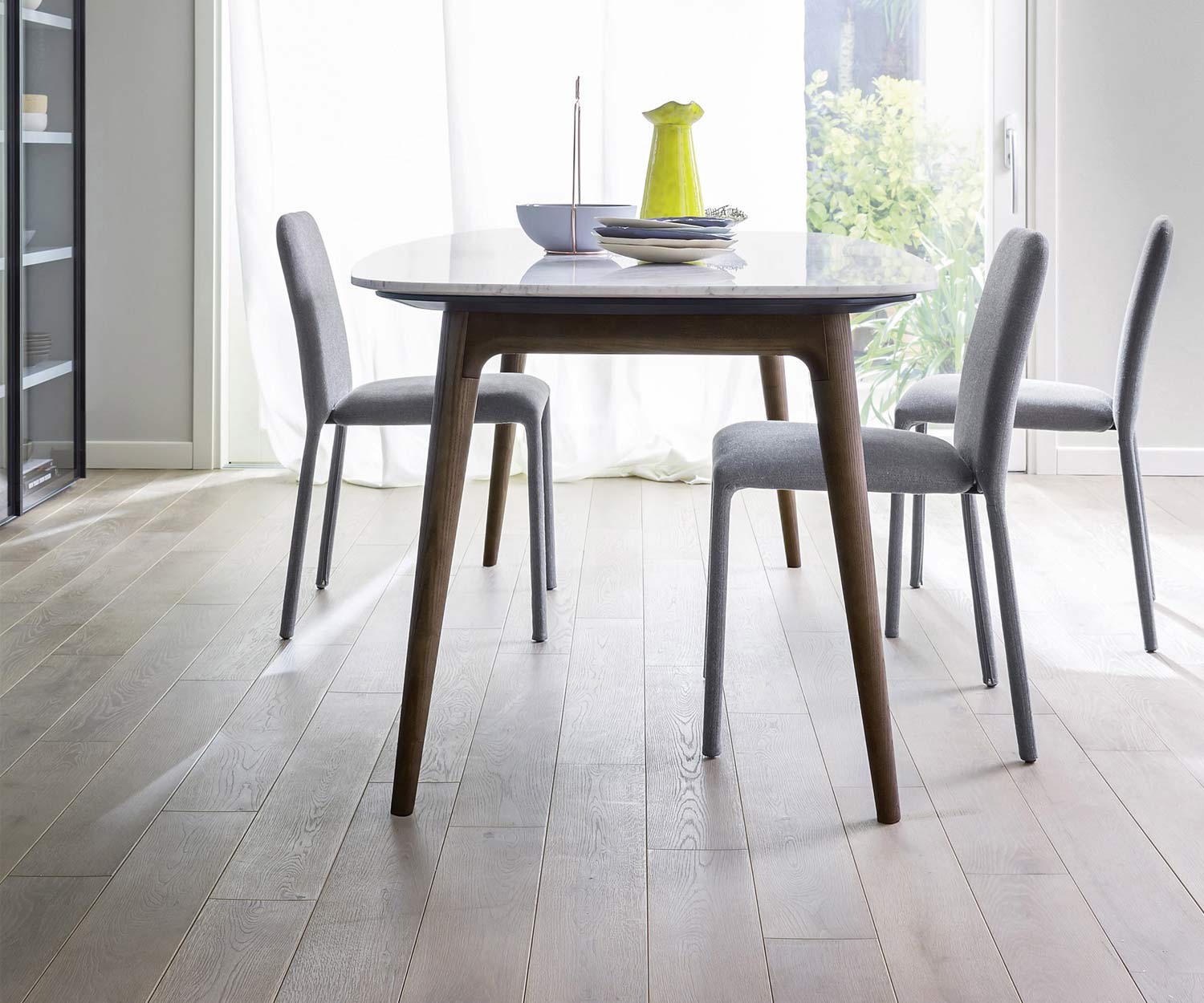 Novamobili Tisch Hanami Marmor Massiv Nussbaum Novamobili Tisch Hanami Marmor Massiv Nussbaum