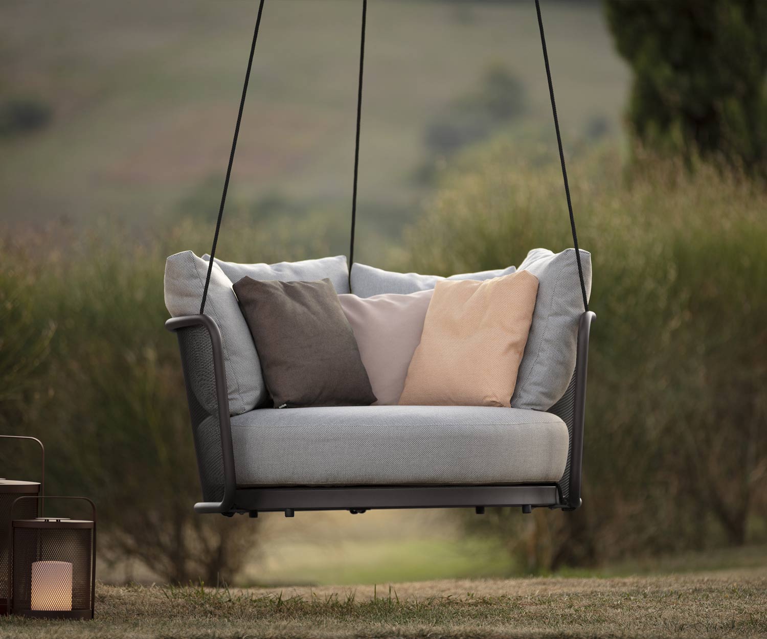 Exklusiver Todus Baza Round Swing Outdoor Garten Balkon Hängesessel Exklusiver Todus Baza Round Swing Outdoor Garten Balkon Hängesessel