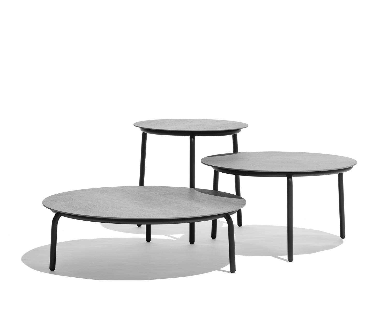 Exklusiver Todus Starling Designer Beistelltisch mit HPL Tischplatte