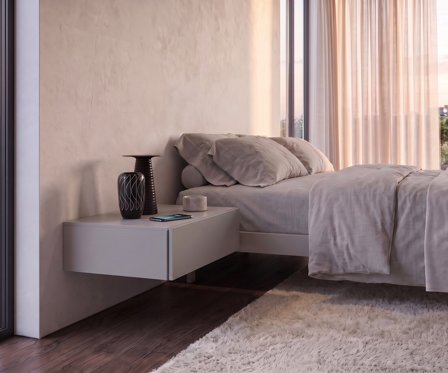 Novamobili Nachttisch Easy 1 Schublade