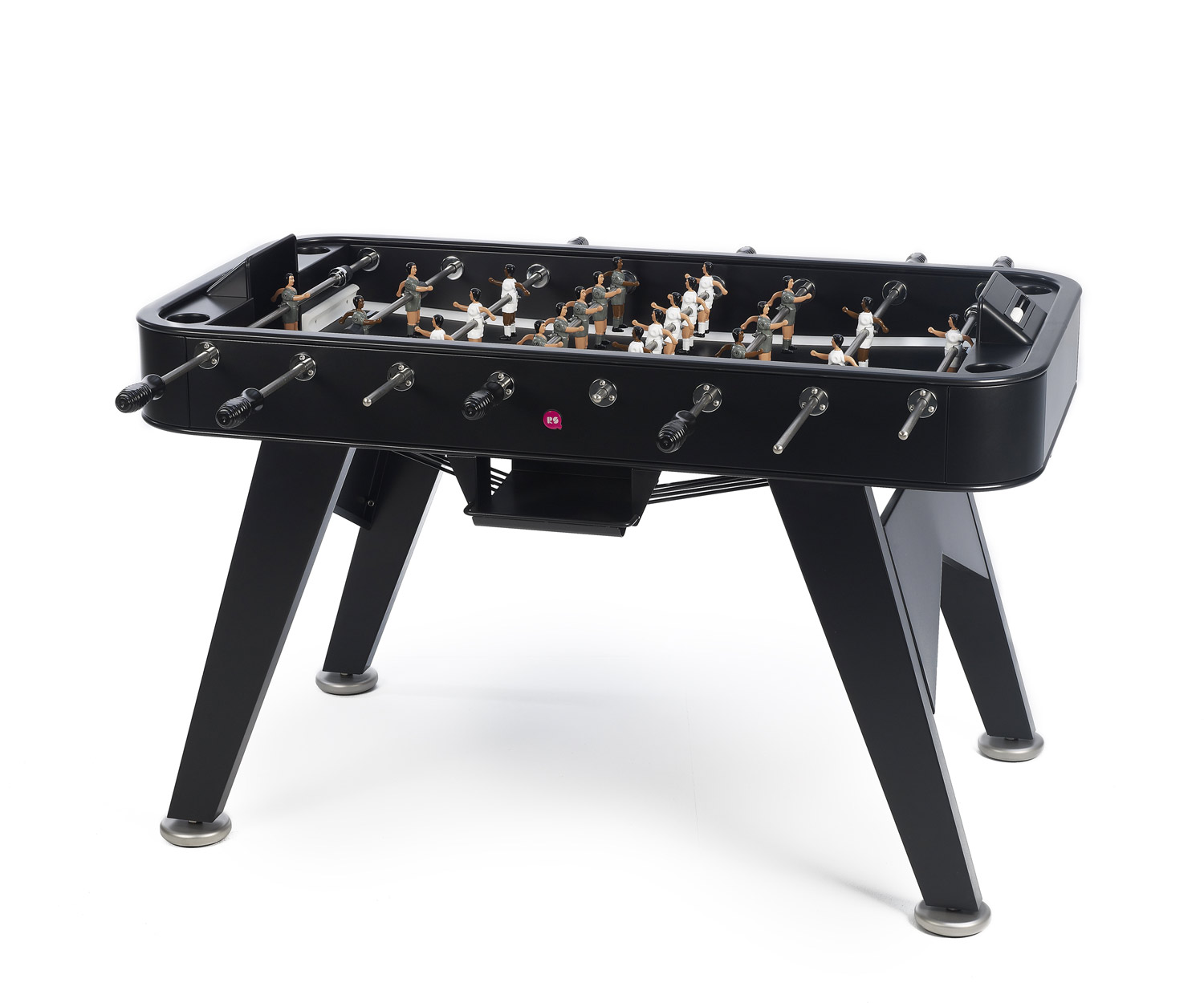 Luxuriöser RS Barcelona Design Tischkicker RS#2 Schwarz