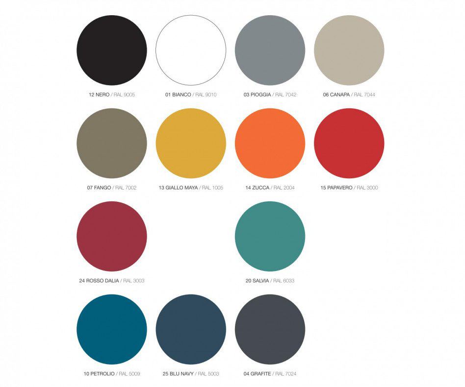MEME Design Libro Wandregal Farben Farbmuster RAL