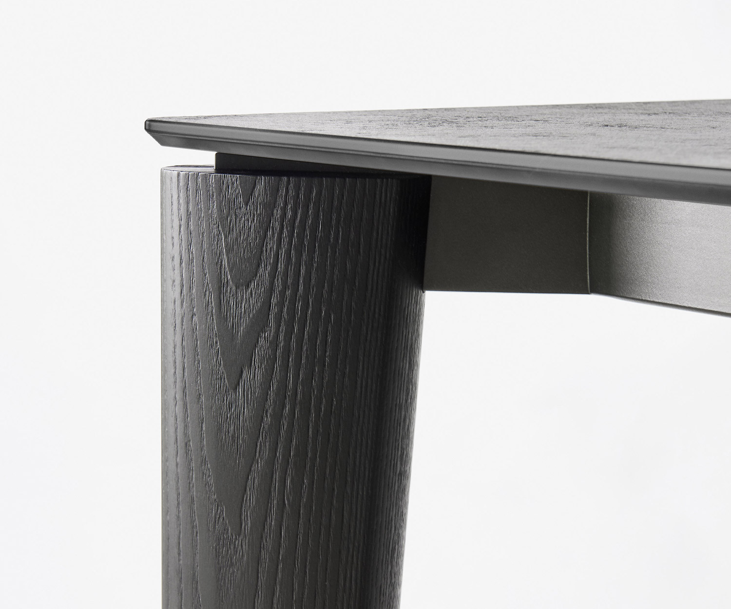 Exklusiver Livitalia Design Esstisch Desco ausziehbar Eiche Carbone Holz Exklusiver Livitalia Design Esstisch Desco ausziehbar Eiche Carbone Holz