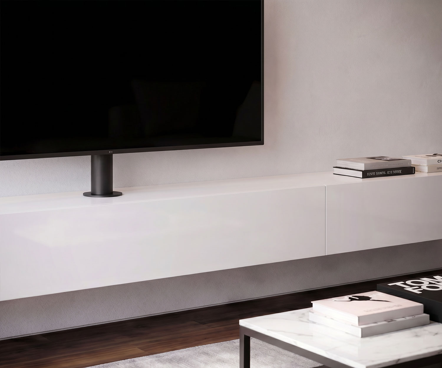 Livitalia Vesa Lowboard mit TV Halterung