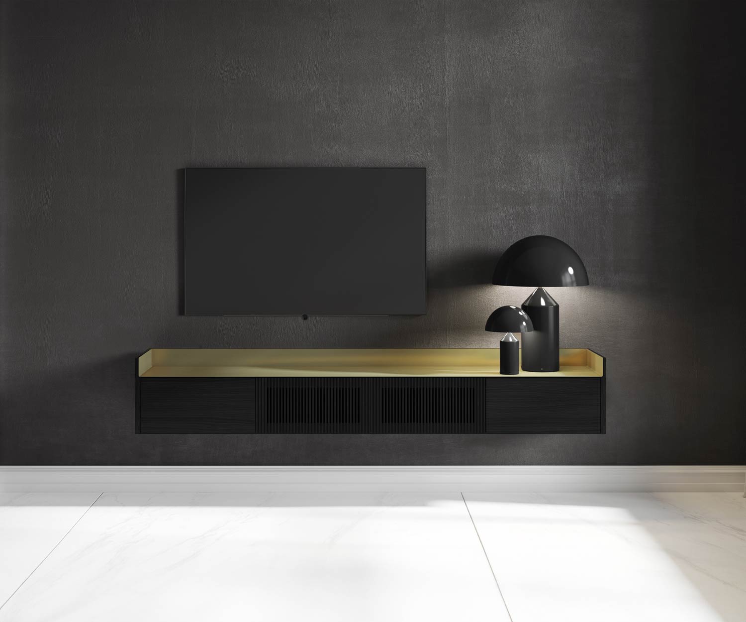 Punt Stockholm Slim Wand TV Sideboard