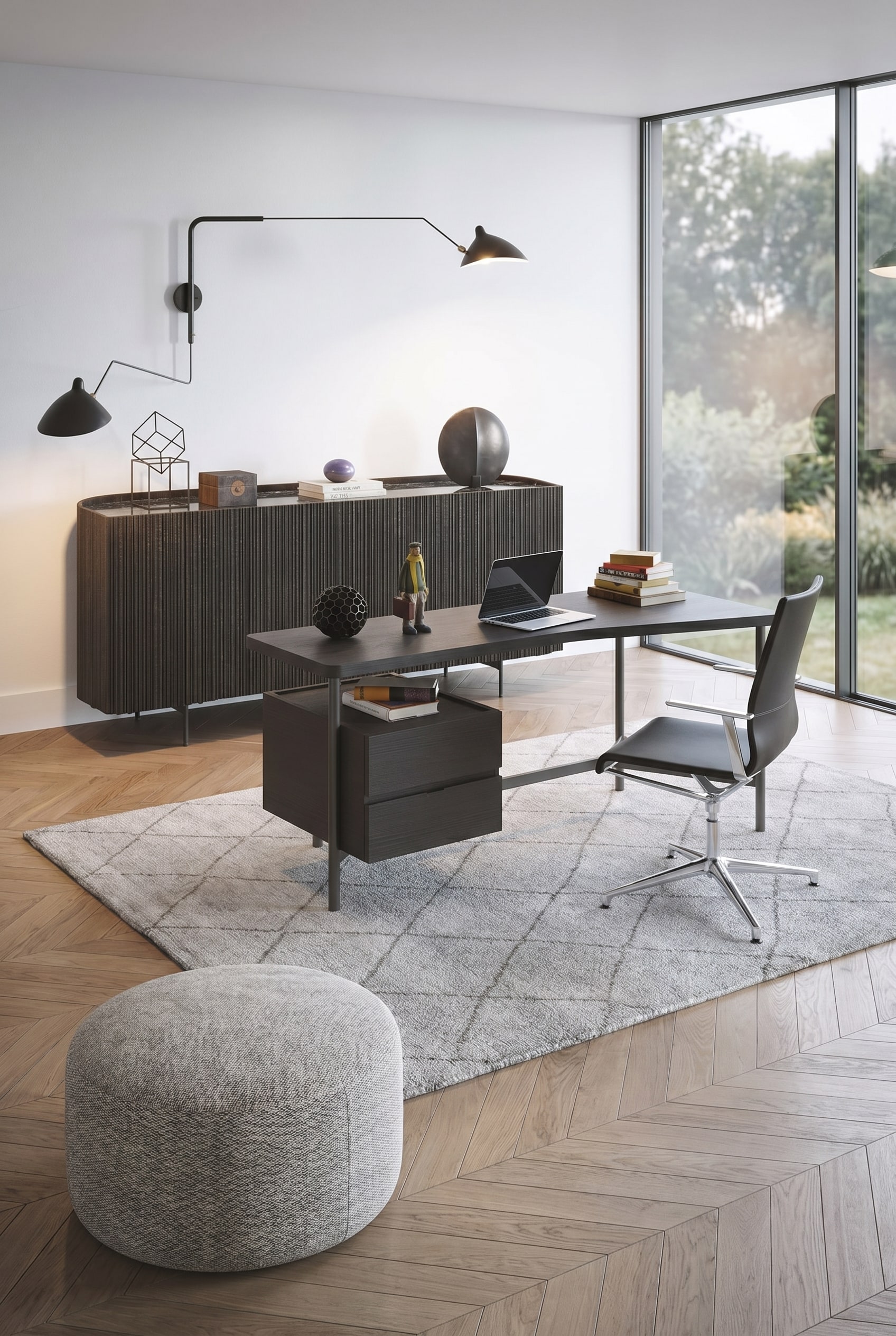 Multifunctional Designer Home Offices: The Basis of Visual Calm