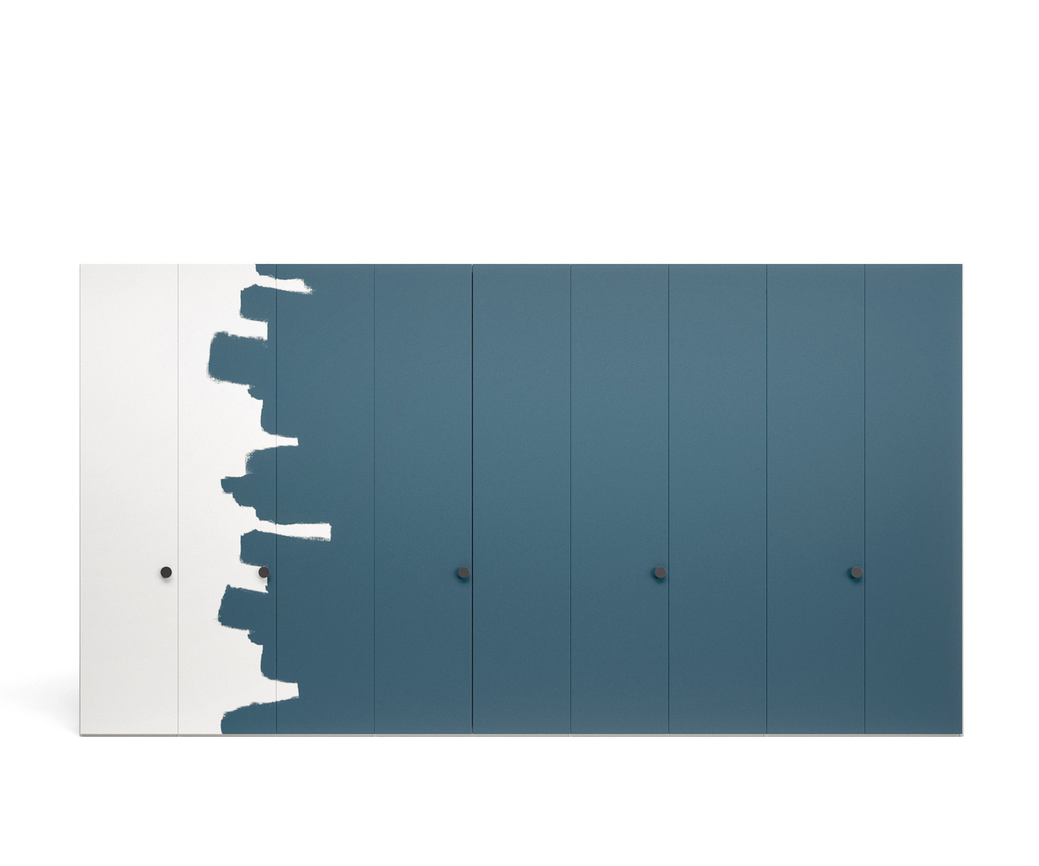 Moderner Novamobili Design Kleiderschrank Intono mit Flügeltüren zum selber streichen Moderner Novamobili Design Kleiderschrank Intono mit Flügeltüren zum selber streichen