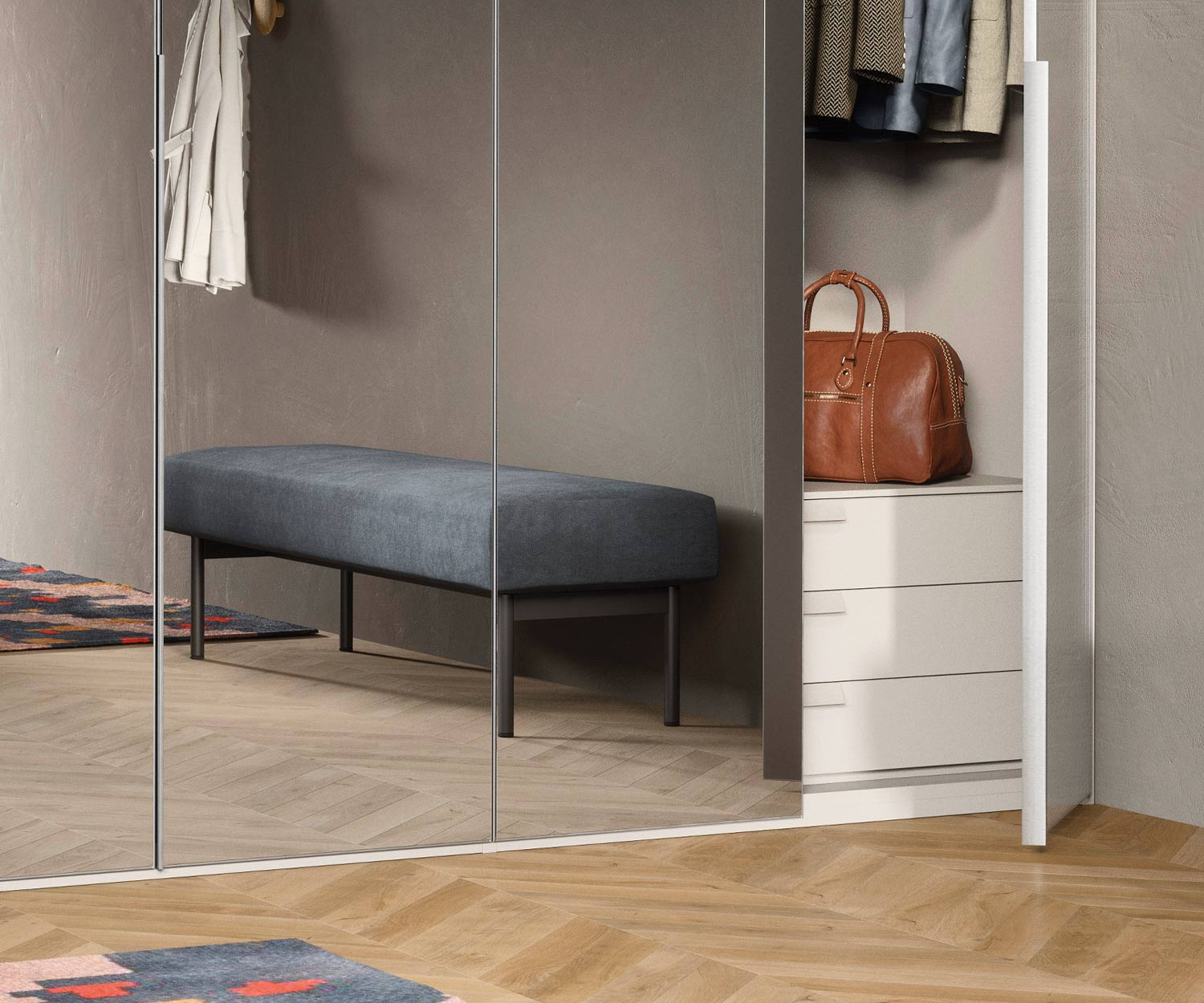 Novamobili Kleiderschrank Zubehör Armadi 3er Schubladen