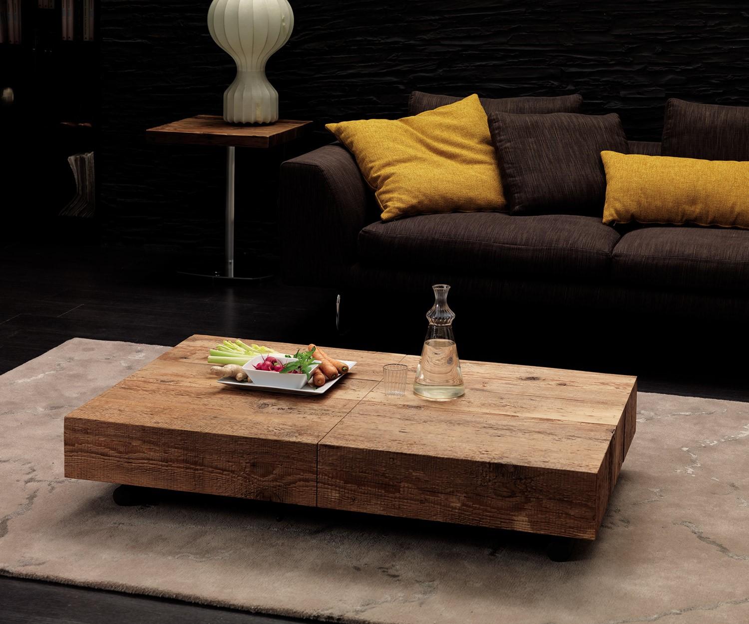 Ozzio Vintage Coffee Table Box Natural