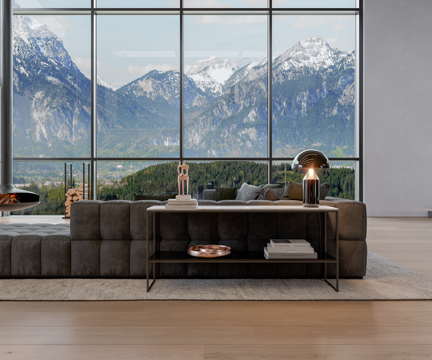 Schmaler Konsolentisch hinter Sofa Marmor Schmaler Konsolentisch hinter Sofa Marmor