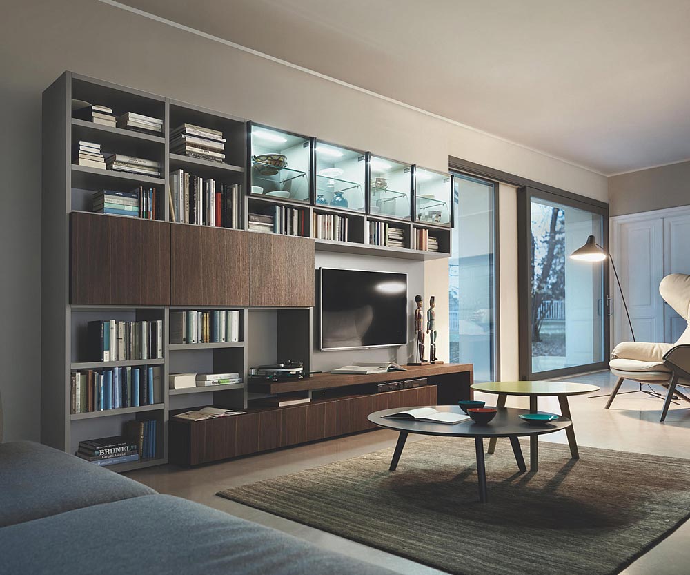 Holz TV Design Lowboard für große Fernseher Holz TV Design Lowboard für große Fernseher