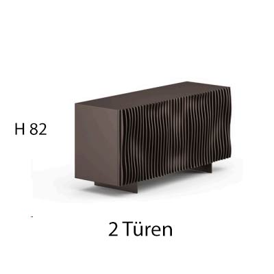 2 Türen B 148,5 cm | H 82 cm | Füße H 20 cm