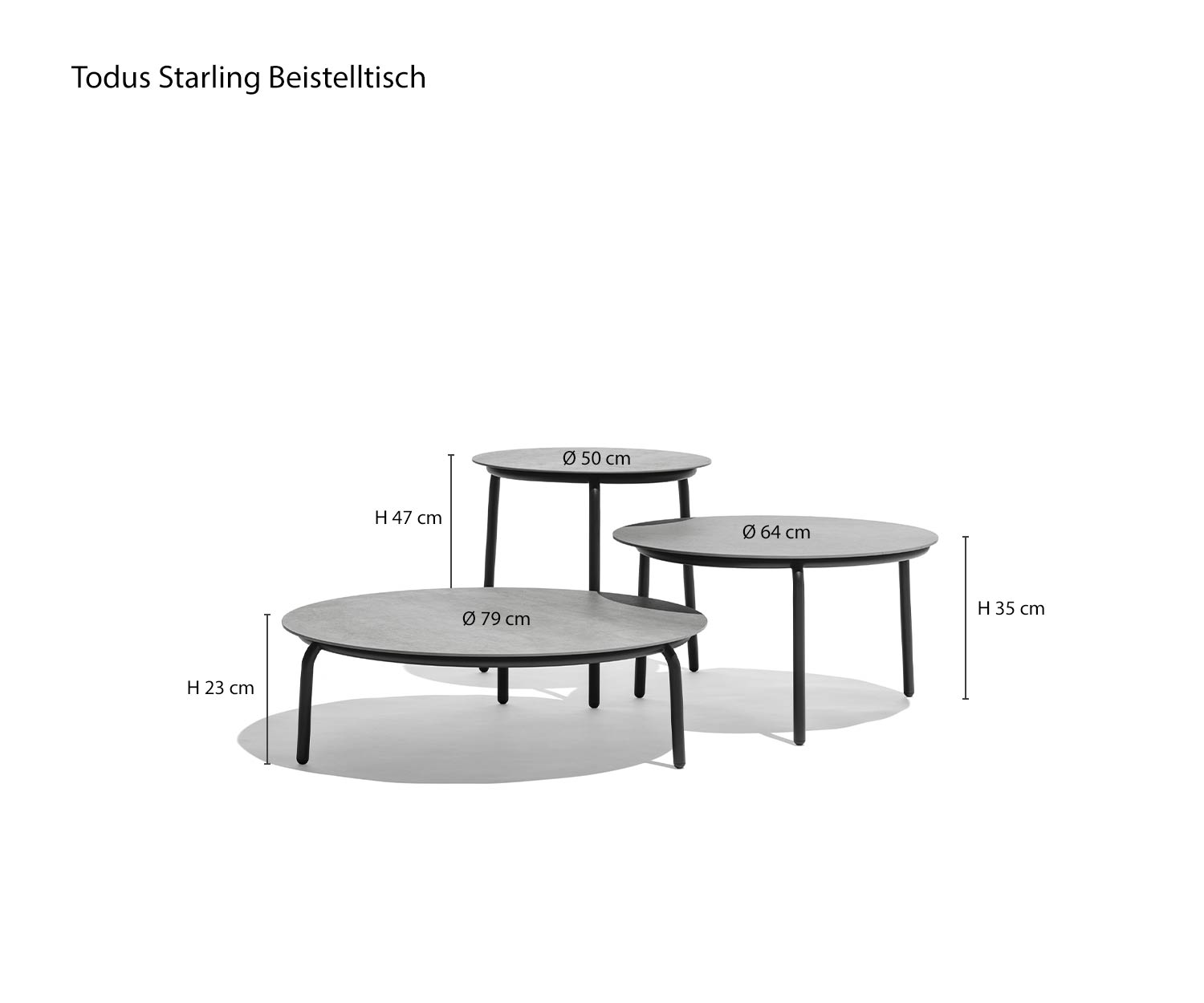 Skizze Designer Beistelltisch Todus