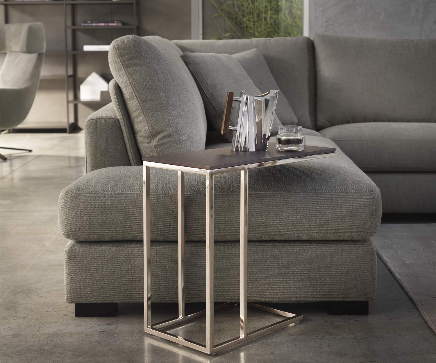 Hochwertiges Designer Ecksofa Marelli Oliver mit offener Recamiere
