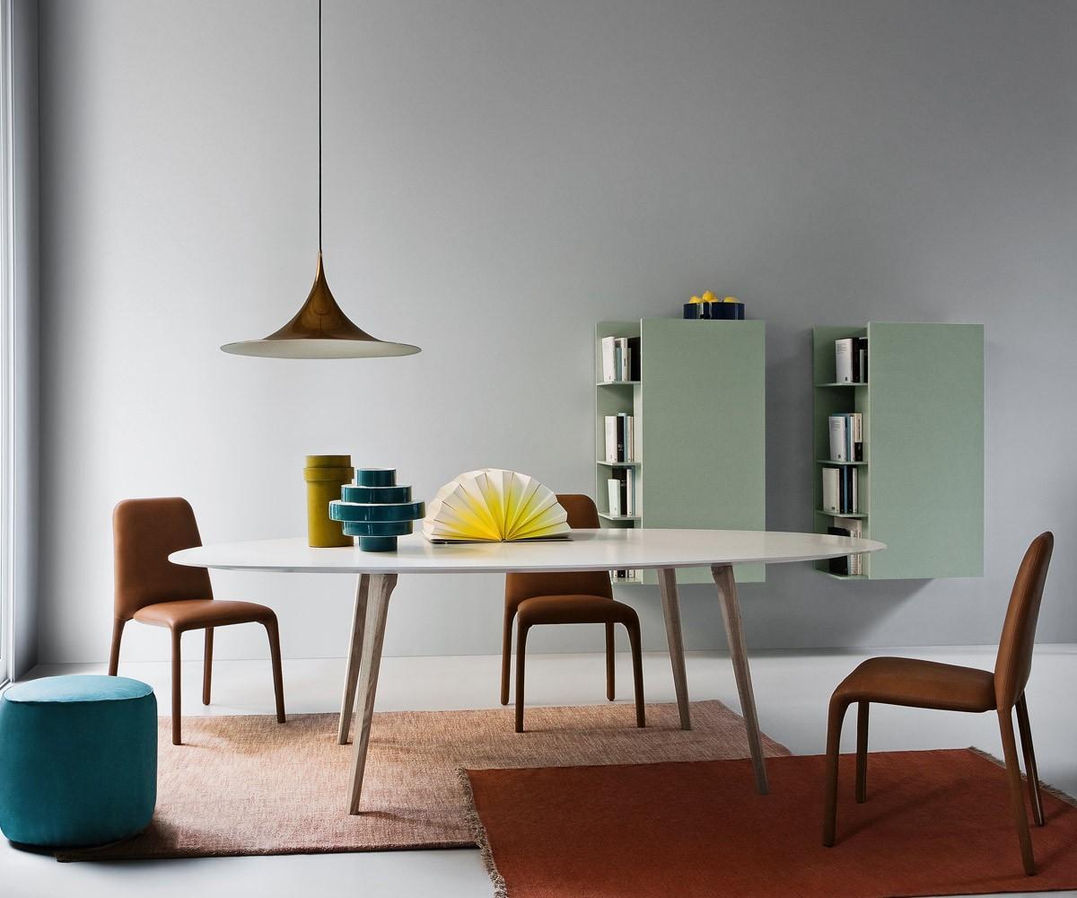 Wall cabinet with lime green