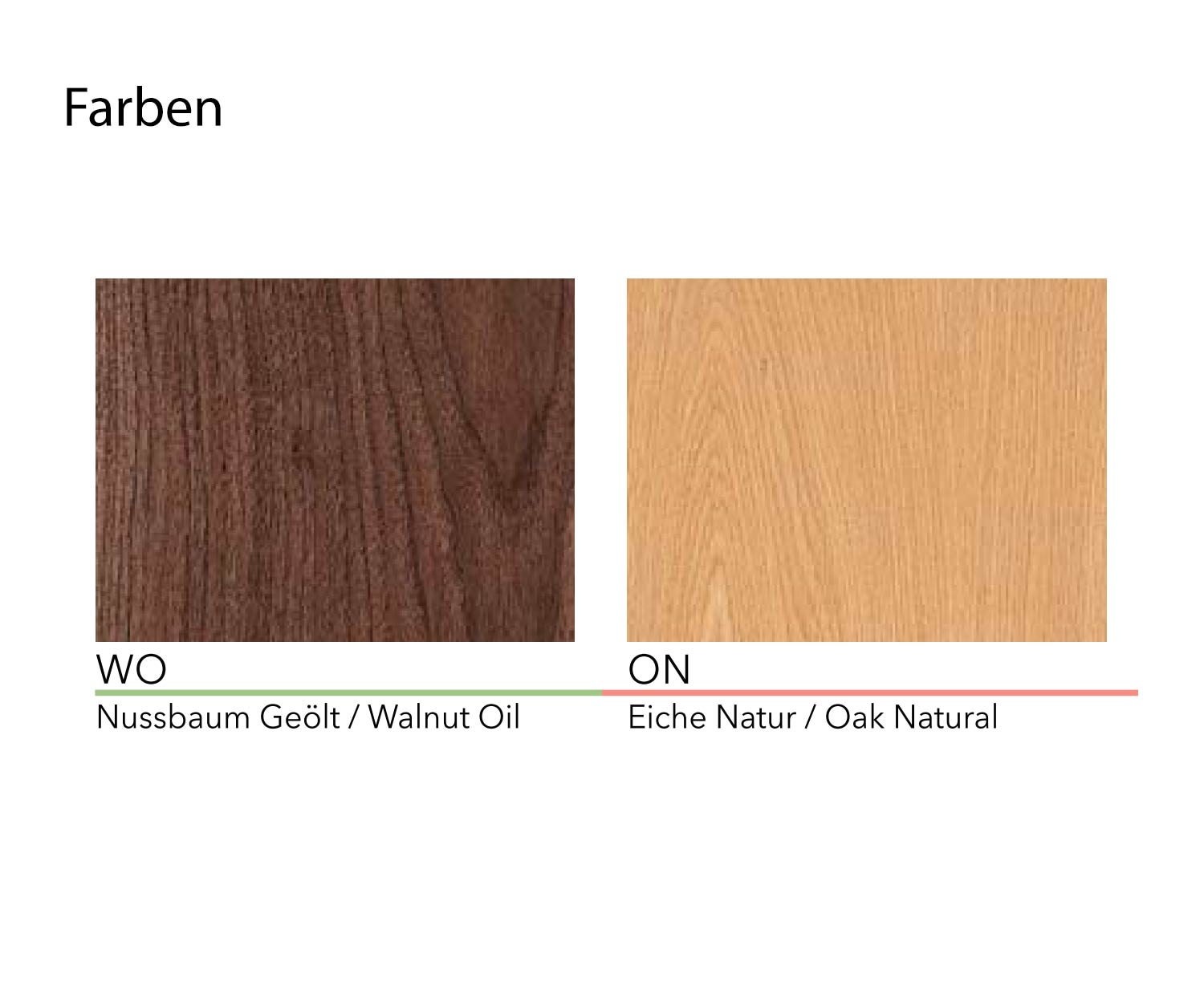 Conde House Ten Designer Esstisch mit den Holzfarben als Muster