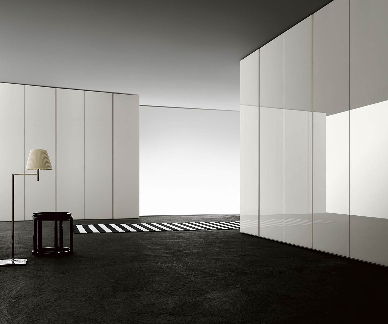Exklusiver Livitalia Design Kleiderschrank Breccia weiß Glanz Exklusiver Livitalia Design Kleiderschrank Breccia weiß Glanz