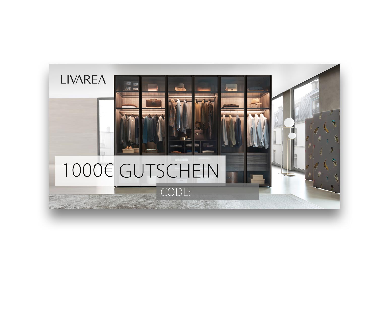 1000€ Livarea Geschenkgutschein