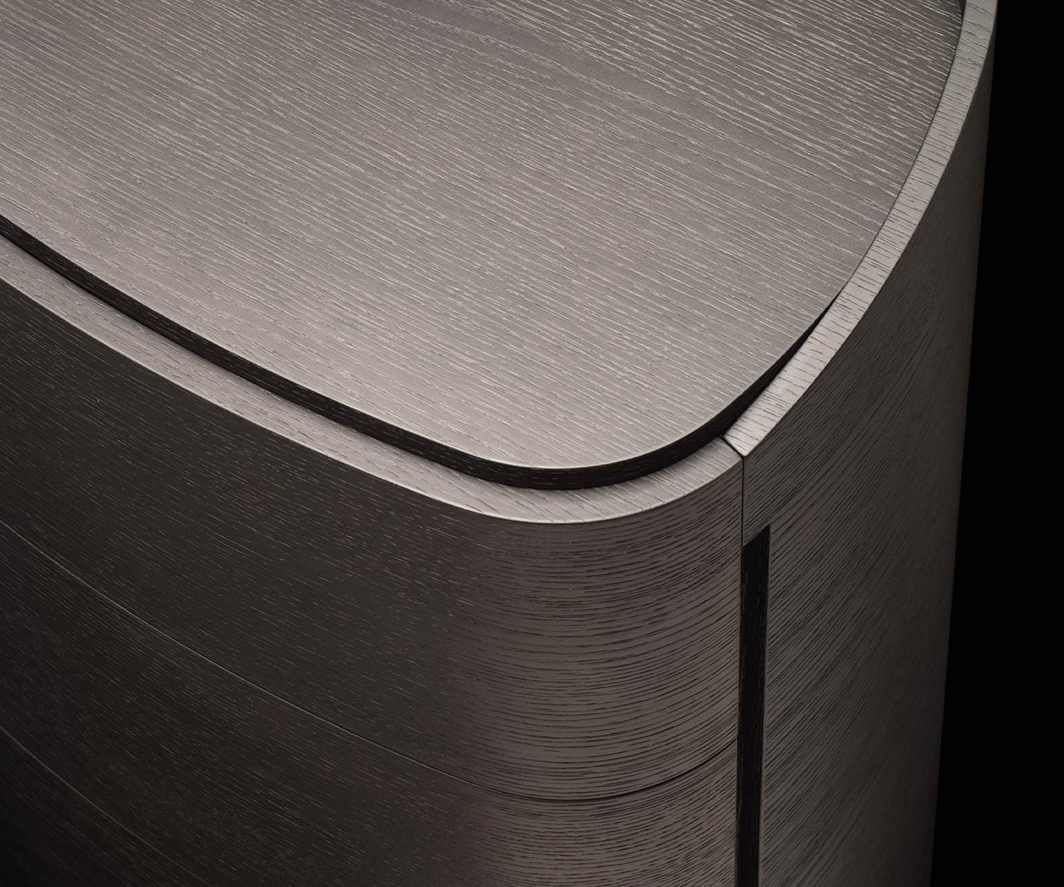 Detail Livitalia Design Kommode Round Tischplatte Kante