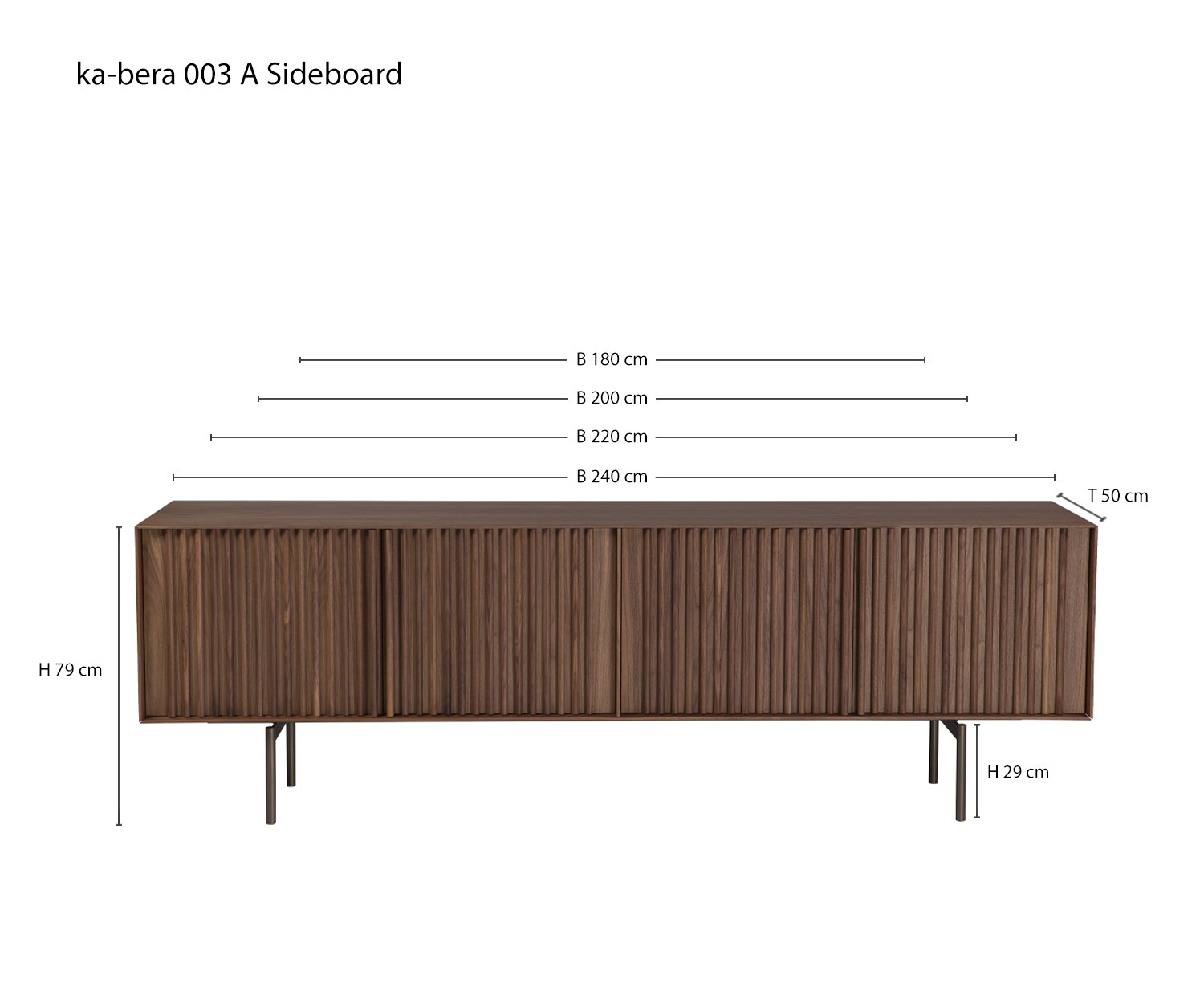 Designer Buffet ka bera 003 A von al2 Skizze Maße Größen Größenangaben Designer Buffet ka bera 003 A von al2 Skizze Maße Größen Größenangaben