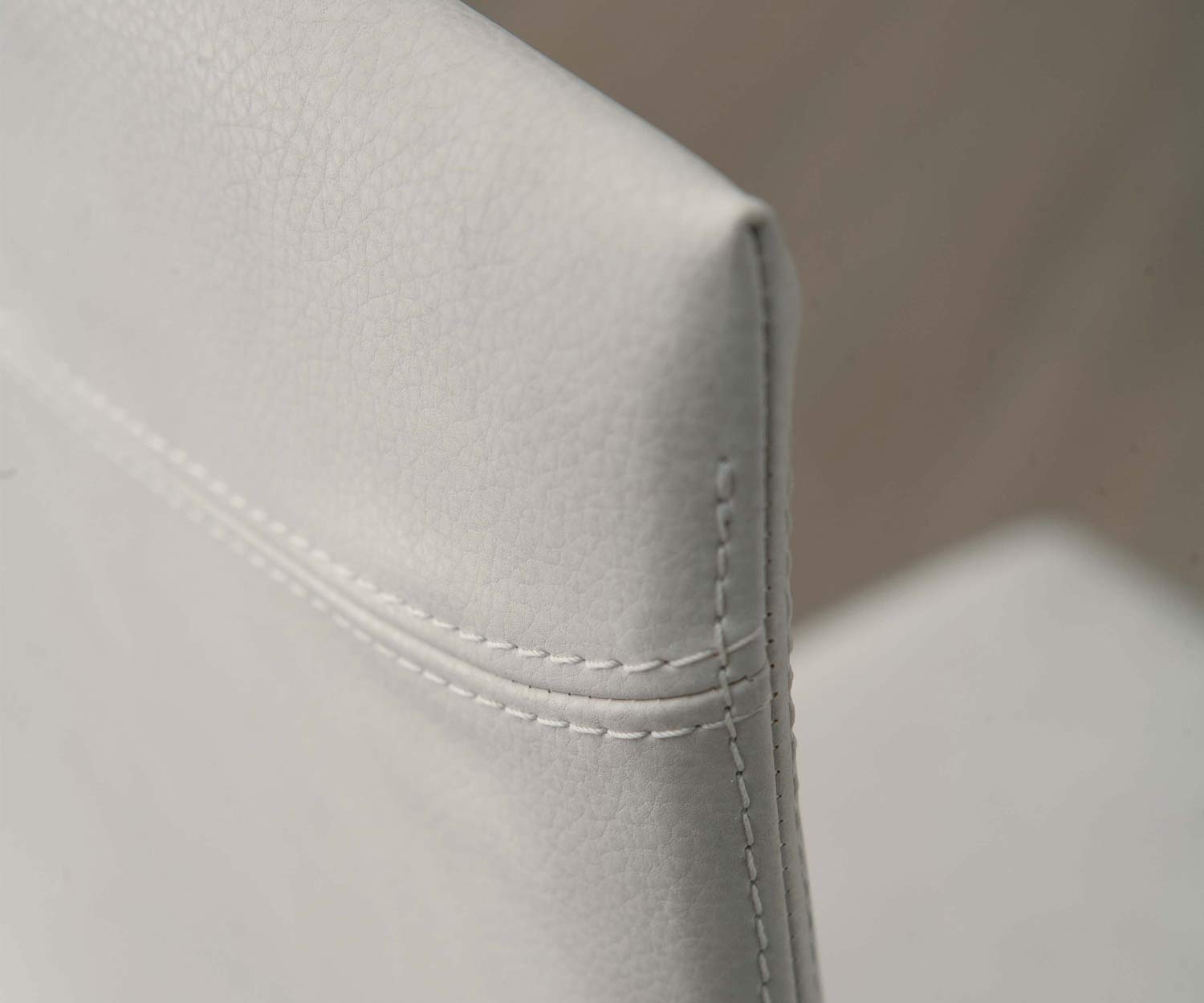 Exklusiver Ozzio Designer Stuhl Blitz mit Leder gepolstert Schwarz Weiß
