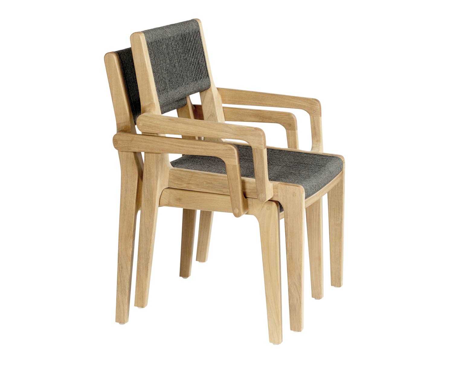 Oasiq Skagen Design Armlehnenstuhl aus Teak stapelbar Oasiq Skagen Design Armlehnenstuhl aus Teak stapelbar