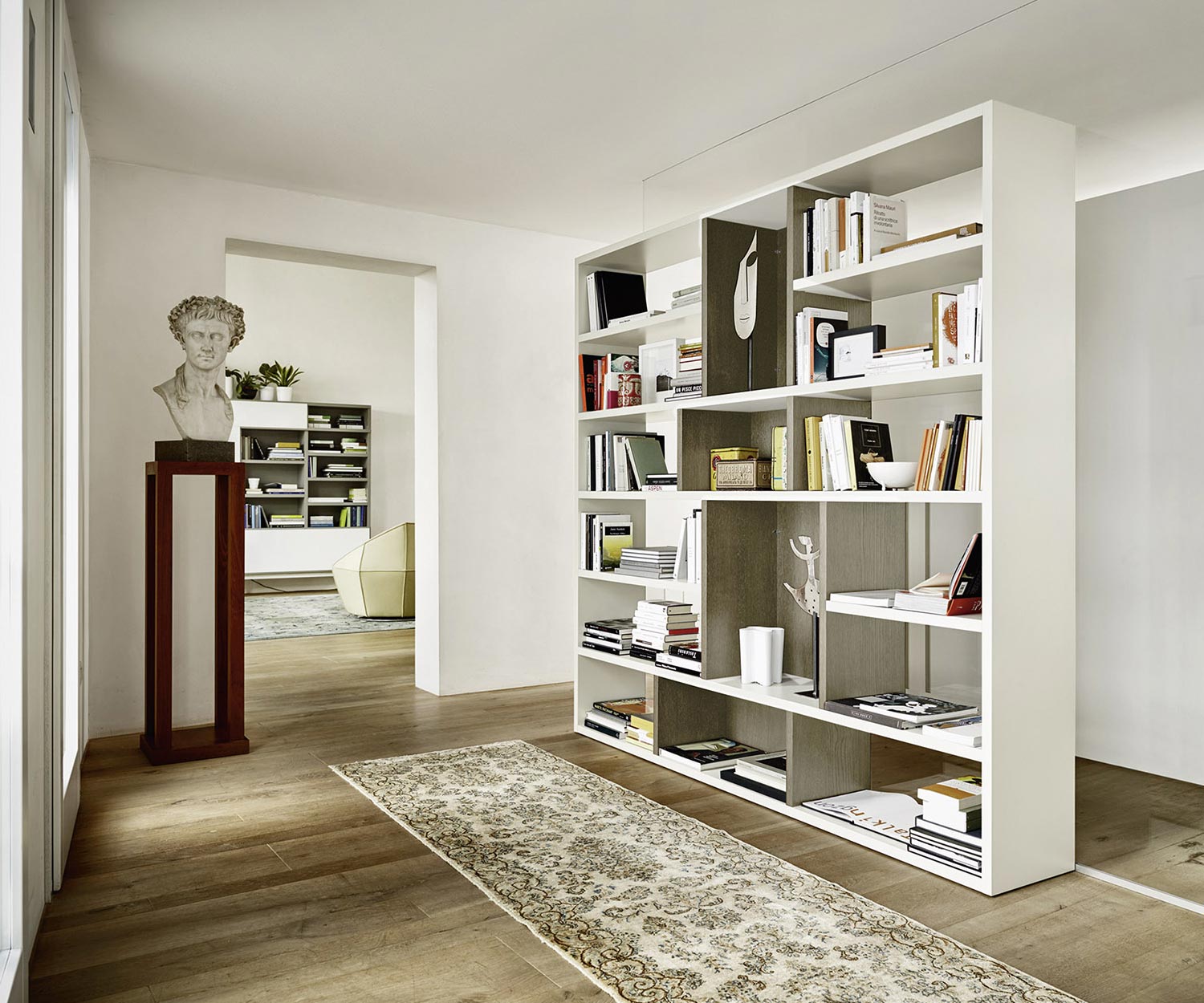 Exklusives Livitalia Design Raumteiler Bücherregal C87 Exklusives Livitalia Design Raumteiler Bücherregal C87