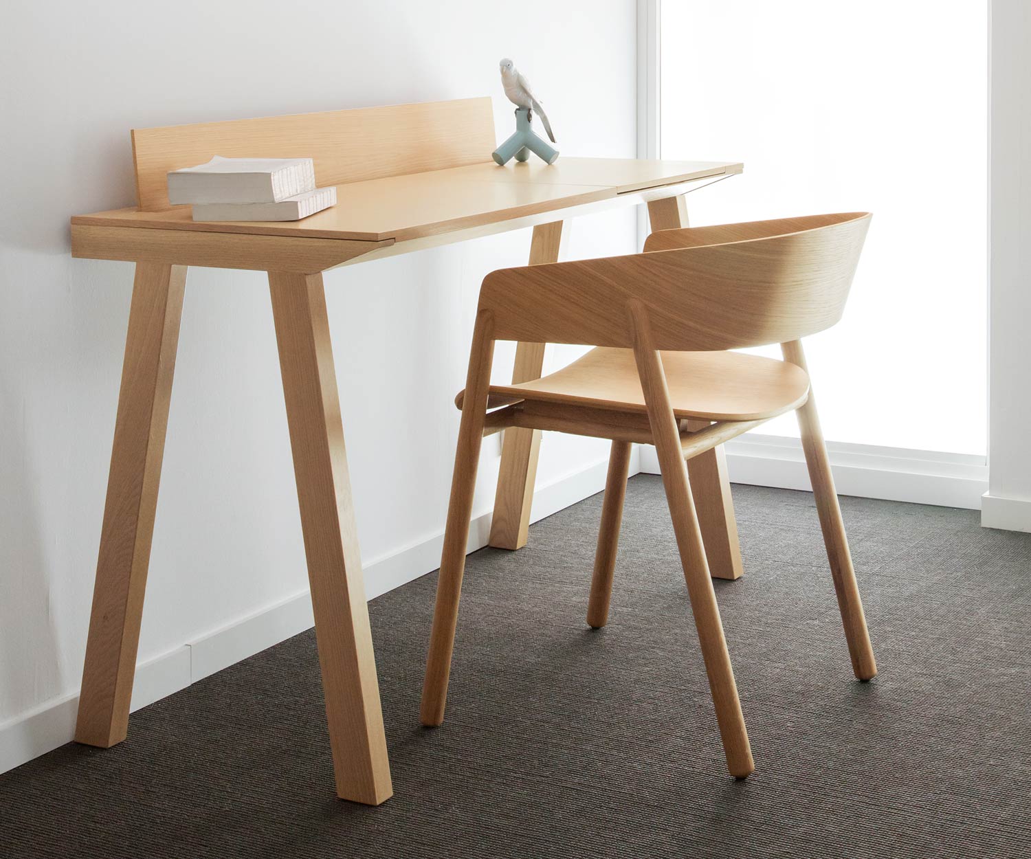 Punt Design solid wood chair Mava secretary office chair Punt Design solid wood chair Mava secretary office chair
